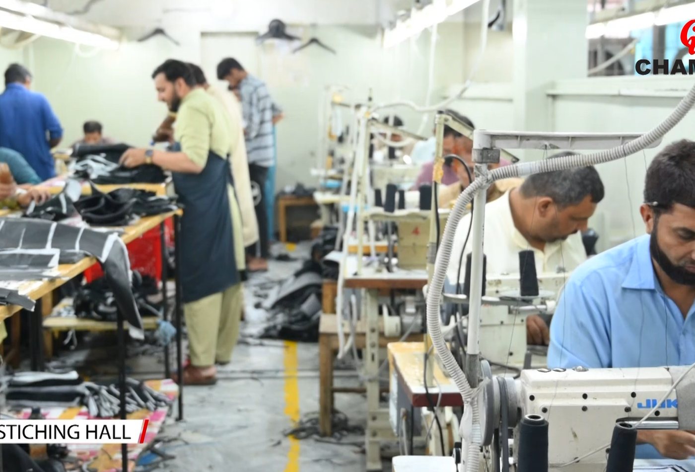 The stitching hall